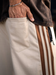 Baggy Fit Biscuit Taped Pant