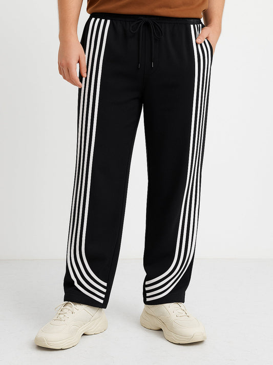 Baggy Fit Curved Tape Pant