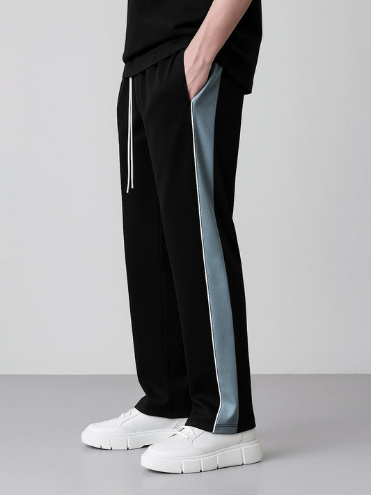 Bold Panel Black Pant