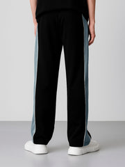 Bold Panel Black Pant