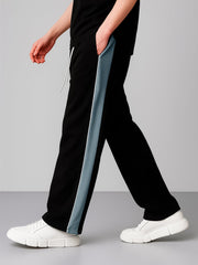 Bold Panel Black Pant