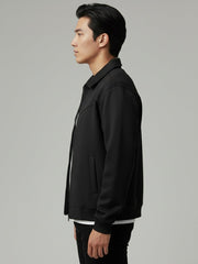 V Panel Black Full Sleeve Shacket