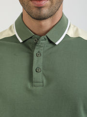 Liberte Hunter Green Half Sleeve Polo T-Shirt