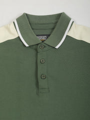 Liberte Hunter Green Half Sleeve Polo T-Shirt