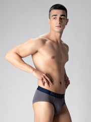 Cotton Grey Brief