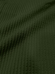 Elliot Knit Olive Lycra Half Sleeve Shirt