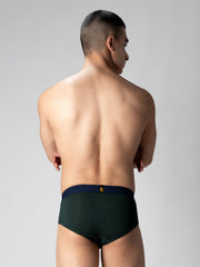 Cotton Olive Brief