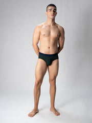 Cotton Olive Brief