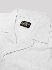 Creased White Half Sleeve Shirt
