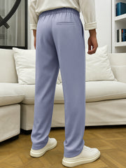 Korean Light Grey Elastic Trouser