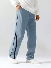 Power Piping Light Grey Baggy Trackpant