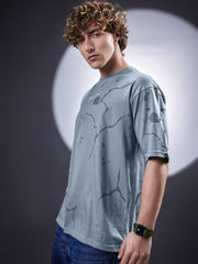 Adapt Light Grey Half Sleeve T-Shirt