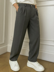 Korean Mist Green Elastic Trouser