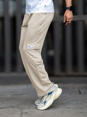 Solid Biscuit Baggy Fit Cargo