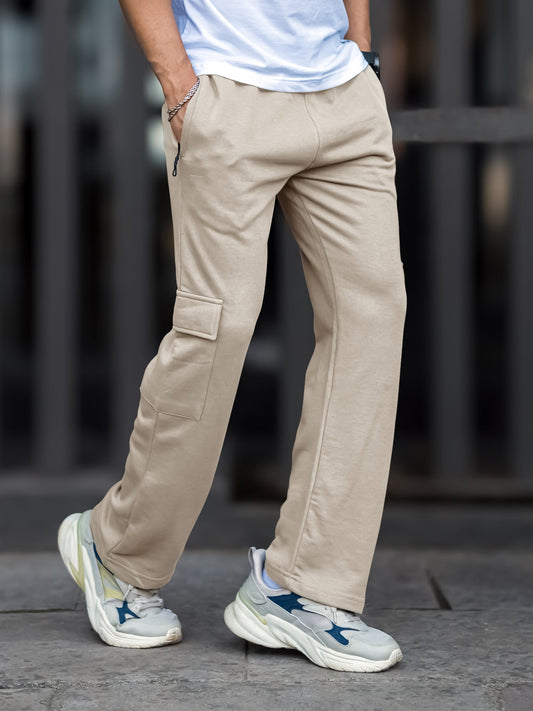 Solid Biscuit Baggy Fit Cargo