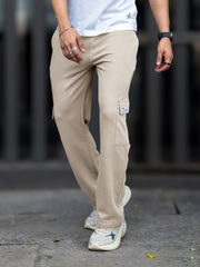 Solid Biscuit Baggy Fit Cargo