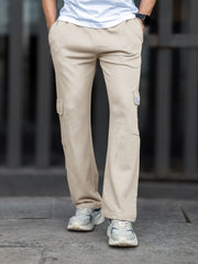 Solid Biscuit Baggy Fit Cargo