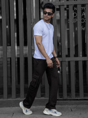 Streetstyle Black Baggy fit Cargo Pant