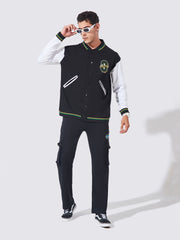 2008 Black White Full Sleeve Jacket