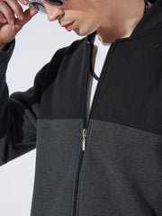 Solid Black, Dark Grey Full Sleeve Shacket