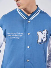 Denim Blue Don’t Full Sleeve Jacket