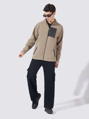 Solid Tan Full Sleeve Shacket