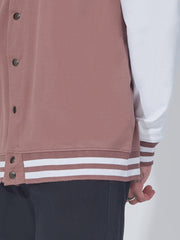 Dusty Pink hooded M wing Full Sleeve Shacket