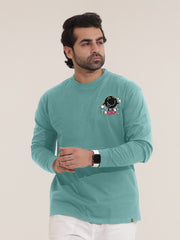 Bowling Berly Green Fullsleeve Oversized T-Shirt