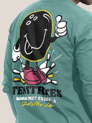 Bowling Berly Green Fullsleeve Oversized T-Shirt