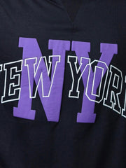 NewYork Black Half Sleeve T-Shirt