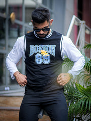 Baseball Black Fullsleeve T-Shirt