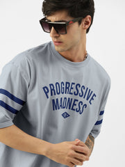 Madness Navy Half Sleeve T-Shirt
