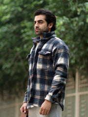 Checkered Black Full Sleeve Shacket