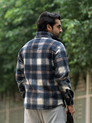 Checkered Black Full Sleeve Shacket