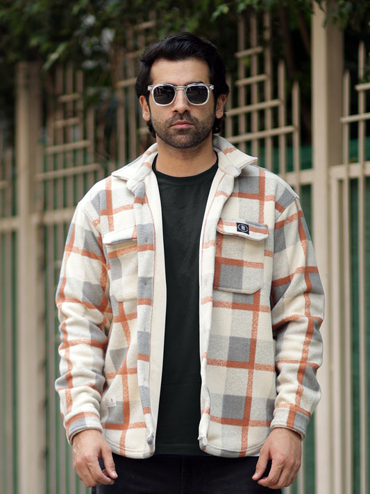 Checkered Onion Full Sleeve Shacket