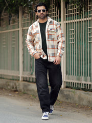 Checkered Onion Full Sleeve Shacket