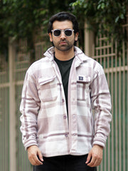 Checkered Sandal Full Sleeve Shacket