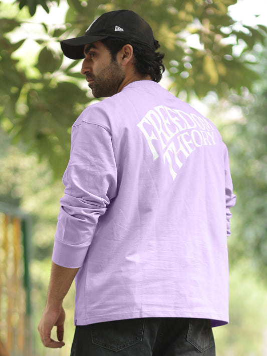 Freedom Lavender Full Sleeve Sweatshirt