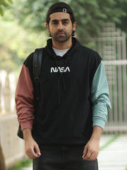 Nasa Black Onion Loose fit Full Sleeve Sweatshirt