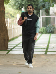 Nasa Black Onion Loose fit Full Sleeve Sweatshirt