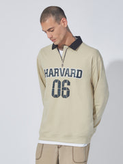 Harvard 06 Biscuit Full Sleeve Sweatshirt