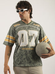 Mesh Jersey Green Tshirt