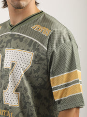 Mesh Jersey Green Tshirt