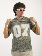 Mesh Jersey Green Tshirt