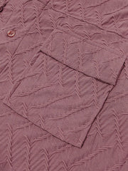 Creased Dusty Pink Full Sleeve Full Sleeve Shirt