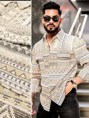 Aztec Yellow Full Sleeve Shirt