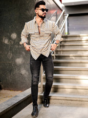 Aztec Yellow Full Sleeve Shirt