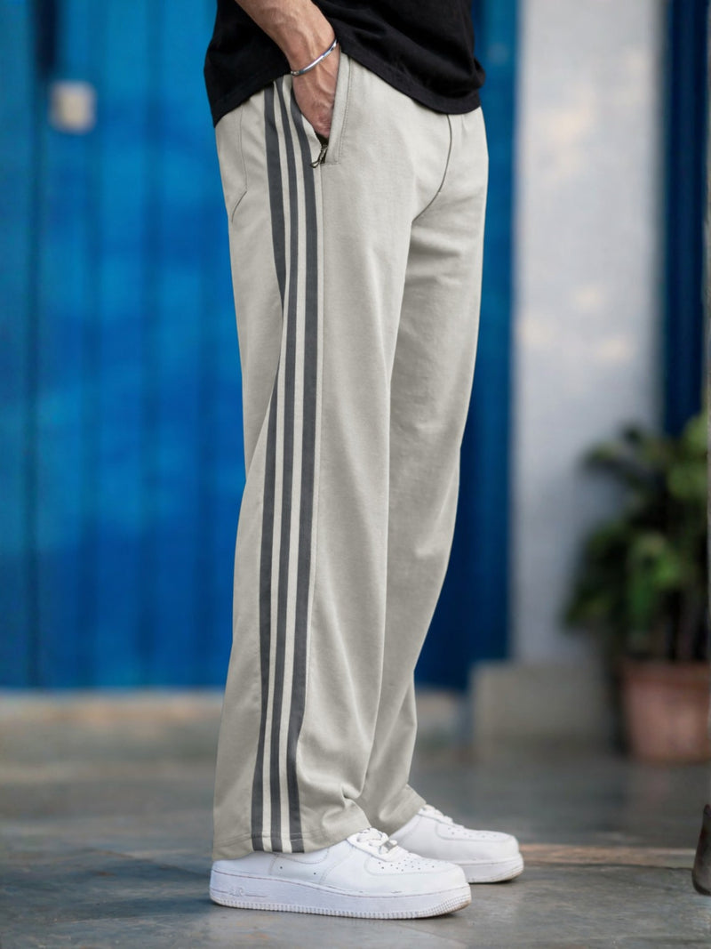 Beach Sand baggy fit taped pant for men