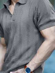 Bohemian Crochet Grey Half Sleeve T-Shirt