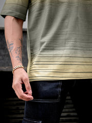 Spray Line Butterscotch HalfSleeve T-Shirt